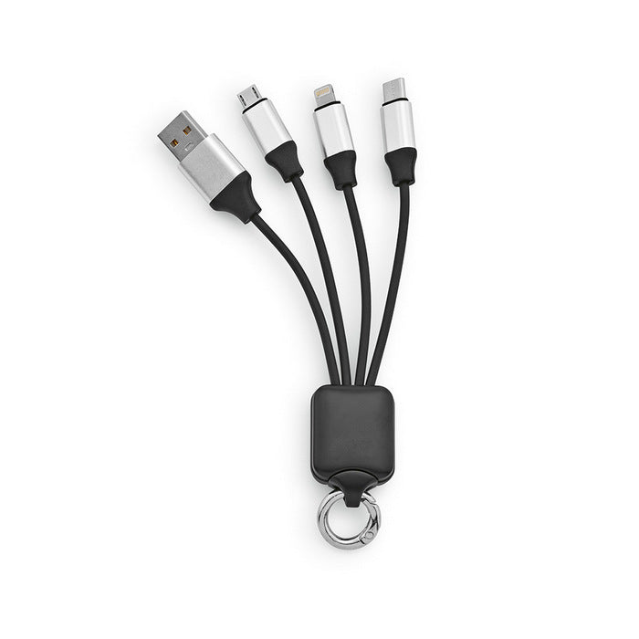 Cablu adaptor USB 4 in 1 Sagan rPET