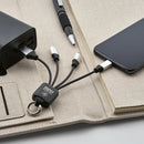 Cablu adaptor USB 4 in 1 Sagan RPET