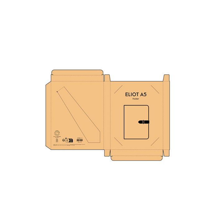 Mapa A5 19,5 x 25,2 x 2,5 cm bumbac reciclat Eliot