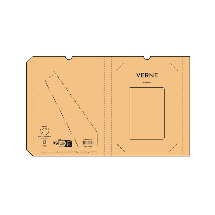 Caiet A5 14,5 x 21 cm hartie reciclata 80 g/mp Verne