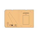 Caiet A5 14,5 x 21 cm hartie reciclata 80 g/mp Andersen