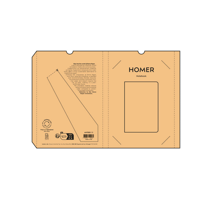 Caiet A5 14,5 x 21 cm stonepaper Homer A5