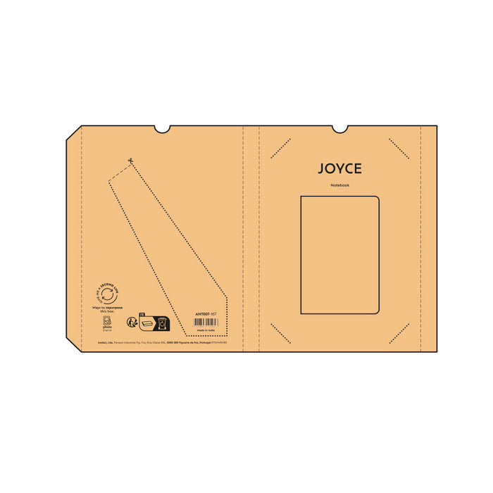 Caiet A5 14,5 x 21 cm hartie reciclata 80 g/mp Joyce