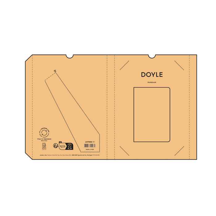 Caiet A5 14,5 x 21 cm hartie reciclata 80 g/mp Doyle