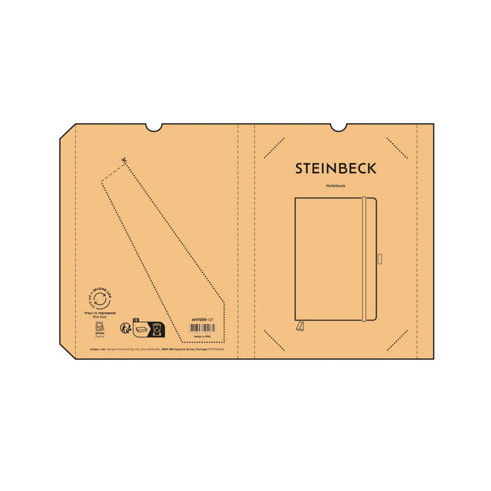 Caiet A5 14 x 21 cm hartie reciclata 70 g/mp Steinbeck