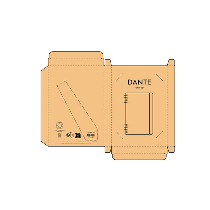 Caiet A5 14 x 21 cm hartie reciclata 70 g/mp Dante