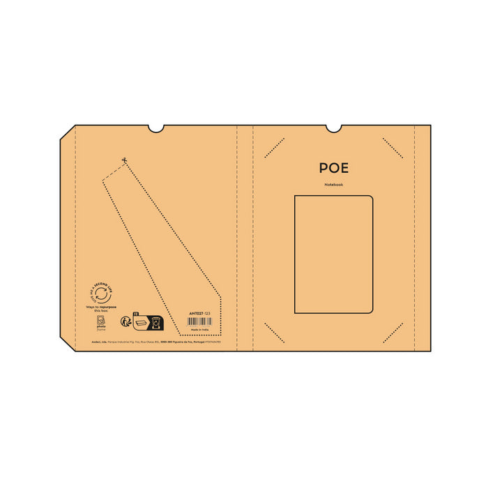 Caiet A5 14,5 x 21 cm hartie reciclata 80 g/mp Poe