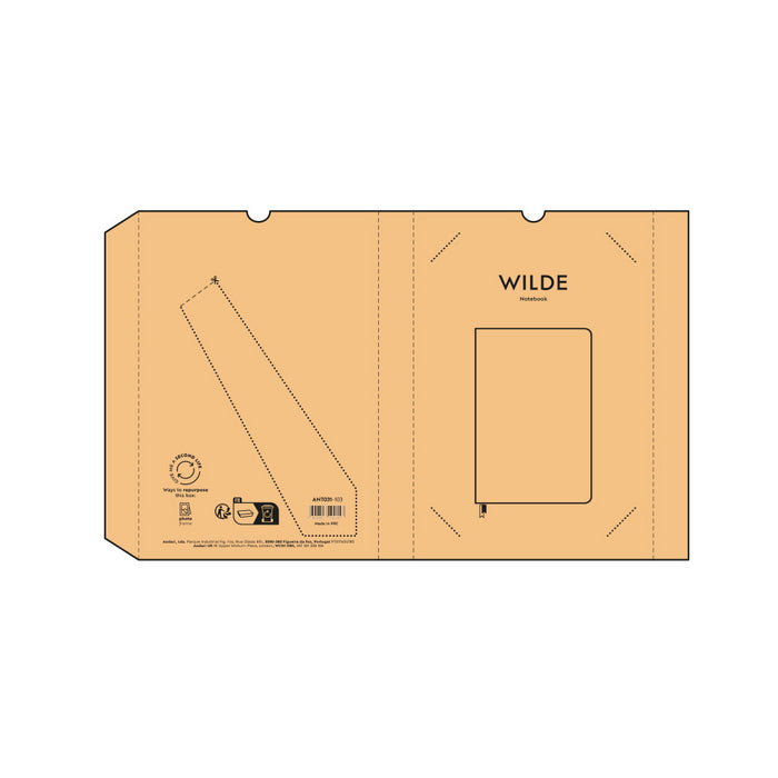 Caiet A5 14,5 x 21,5 cm hartie reciclata 80 g/mp Wilde