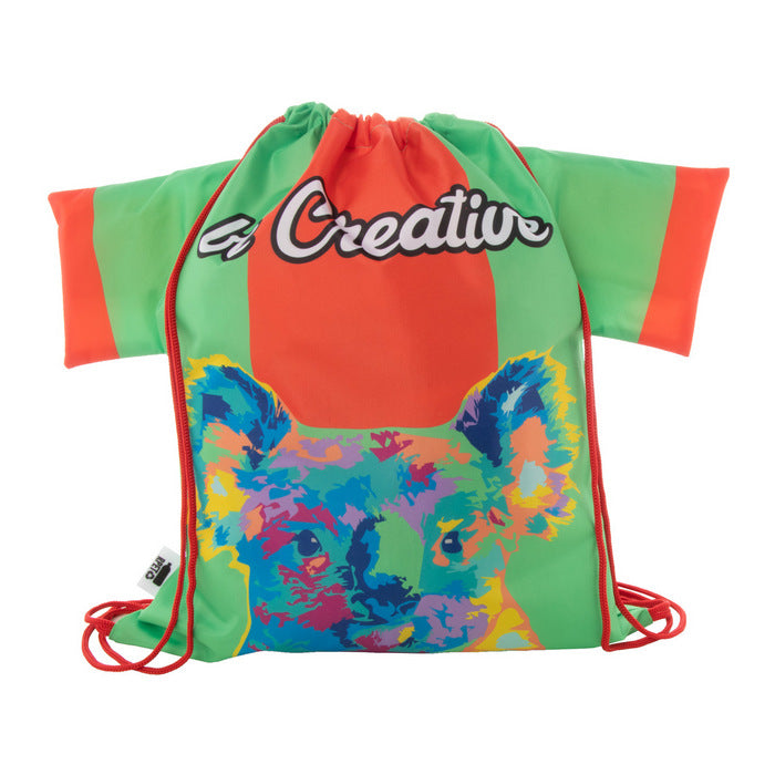 Sac cu snur personalizat "CreaDraw T RPET", cantitate minima 50 buc