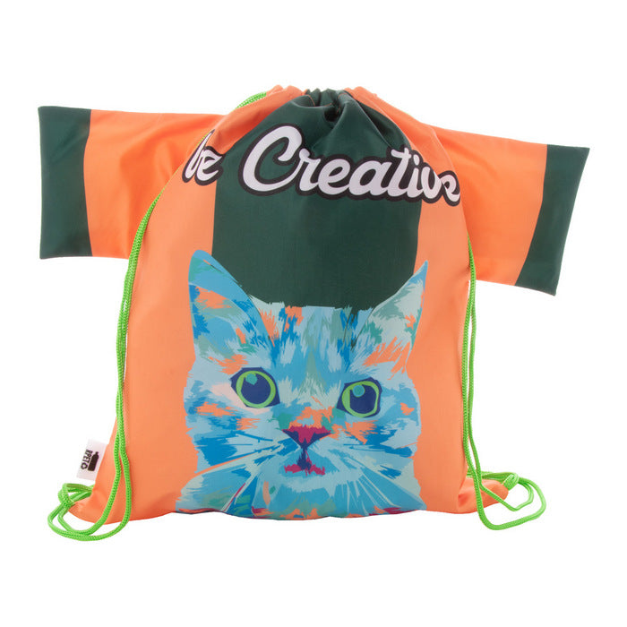 Sac cu snur personalizat "CreaDraw T RPET", cantitate minima 50 buc