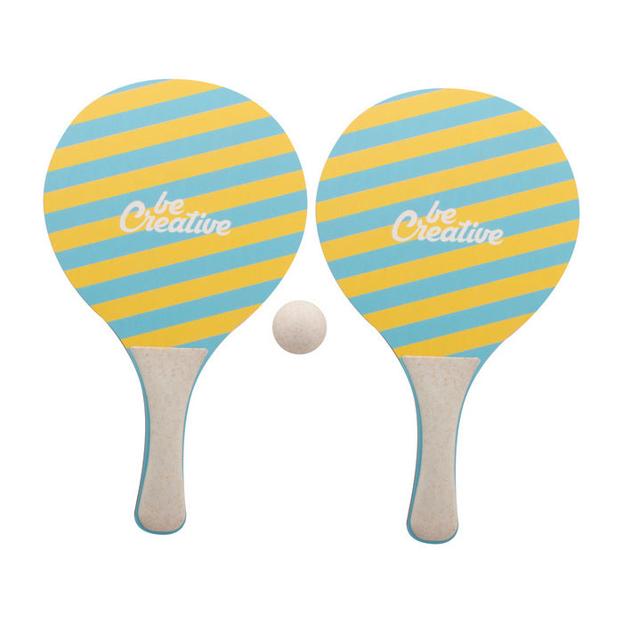 Set tenis de plaja personalizat "CreaShot", cantitate minima 50 buc