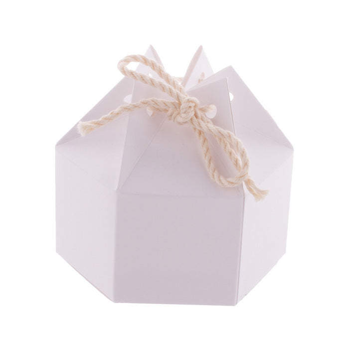 Cutie cadou hexagonala "CreaBox HexaCord S", cantitate minima 50 buc