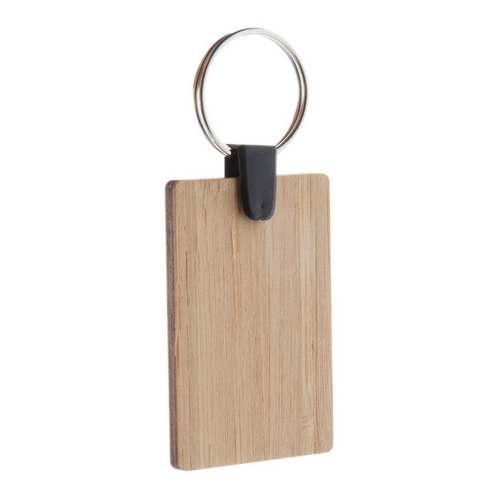 Breloc bambus, rectangular "Bambry"