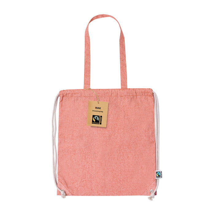 Sac cu snur bumbac Fairtrade "Riak"