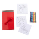 Set de colorat Crăciun 8 piese, creioane colorate Rodjol
