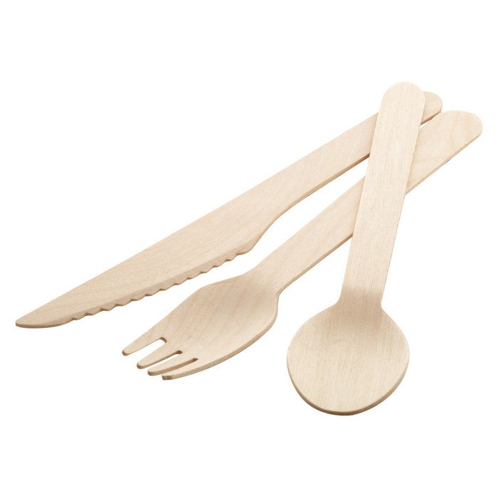 Set tacamuri din lemn "Woolly Spoon", cant multiplu de 100 buc