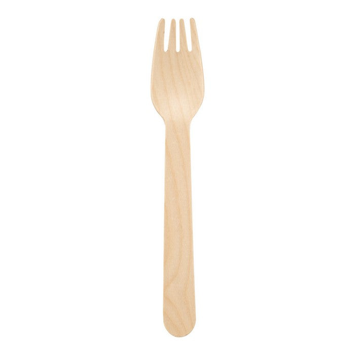 Set tacamuri din lemn "Woolly Fork", cant multiplu de 100 buc