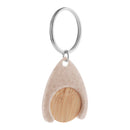 Breloc moneda din bambus pentru carucior "Boinc"