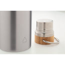 Sticla otel inoxidabil+bambus termoizolanta 500 ml "Ressobo"