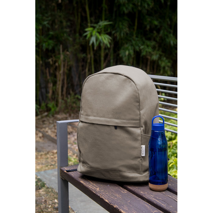 Rucsac laptop bumbac reciclat + RPET Rebyss Back