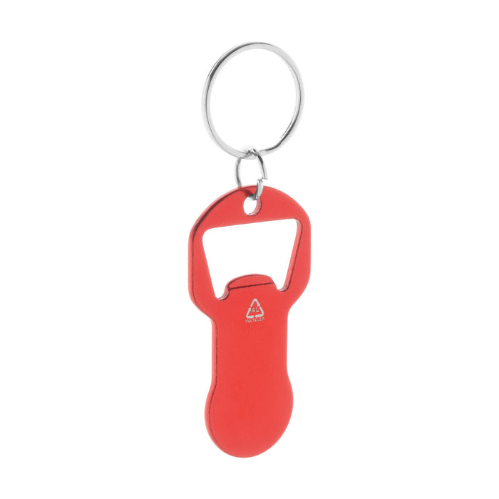 Breloc aluminiu reciclat cu desfacator Biropi