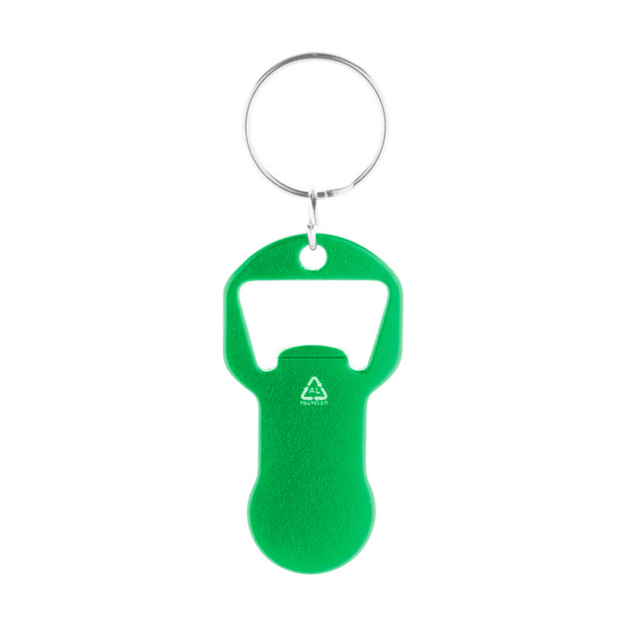 Breloc aluminiu reciclat cu desfacator Biropi