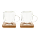 Set cesti espresso din sticla "Mocaboo"