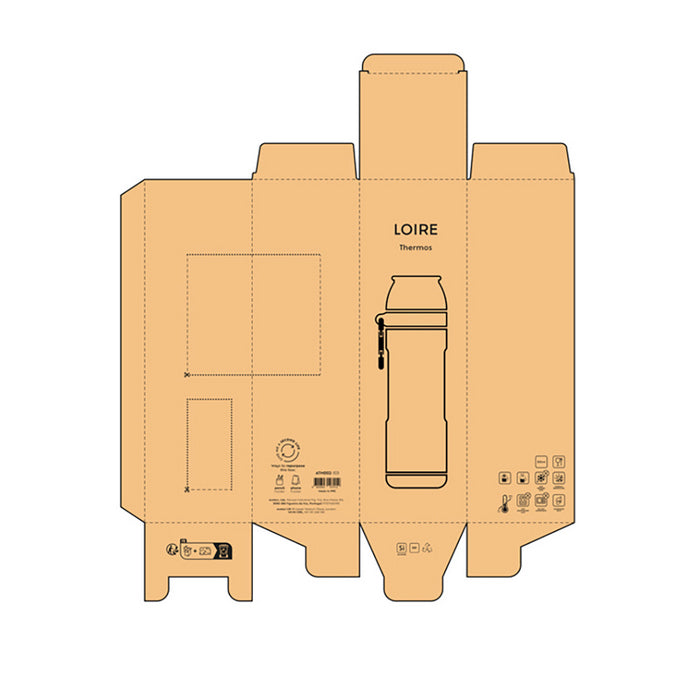 Termos otel inoxidabil reciclat 810ml Loire