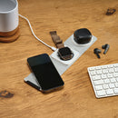 Incarcator wireless 15W PU reciclat Linnaeus, PROMO*