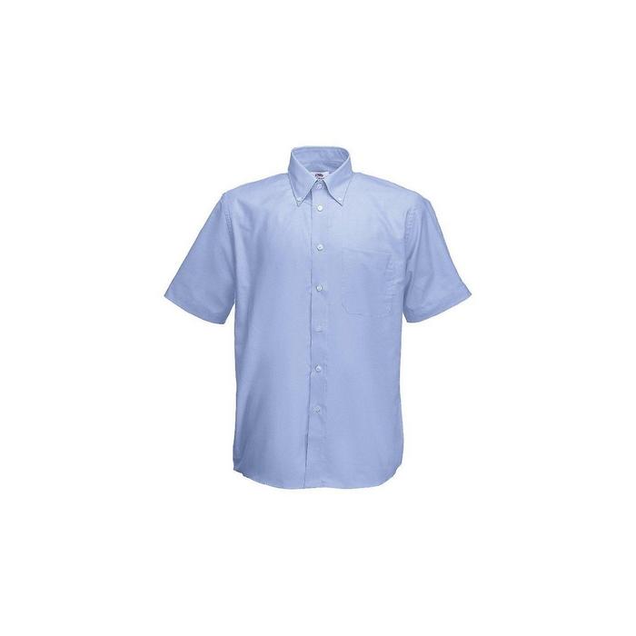 *CAMASA Fruit of the Loom, UNISEX, maneca scurta, ALBASTRU DESCHIS, marimea 2XL, lichidare de stoc