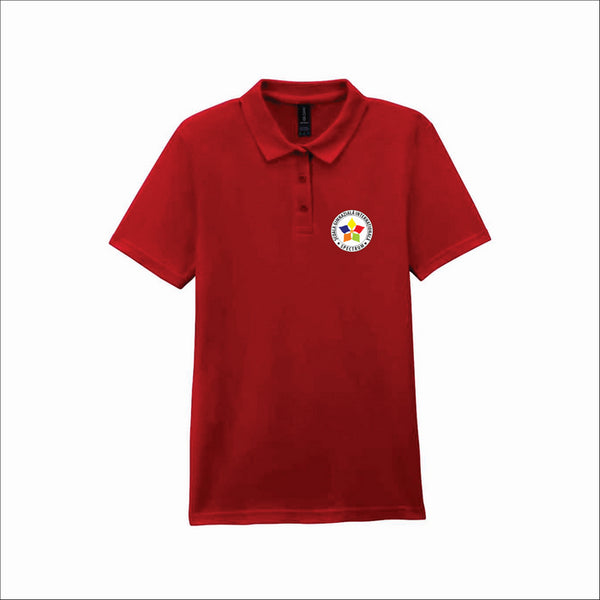 TRICOU POLO DAMA Gildan Softstyle® Double Pique GIL64800-B3, Promo Back to School, imprimat policormie ecuson fata inclus in pret*