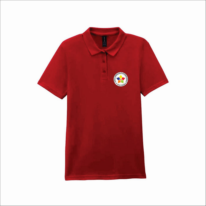 TRICOU POLO DAMA Gildan Softstyle® Double Pique GIL64800-B3, Promo Back to School, imprimat policormie ecuson fata inclus in pret*