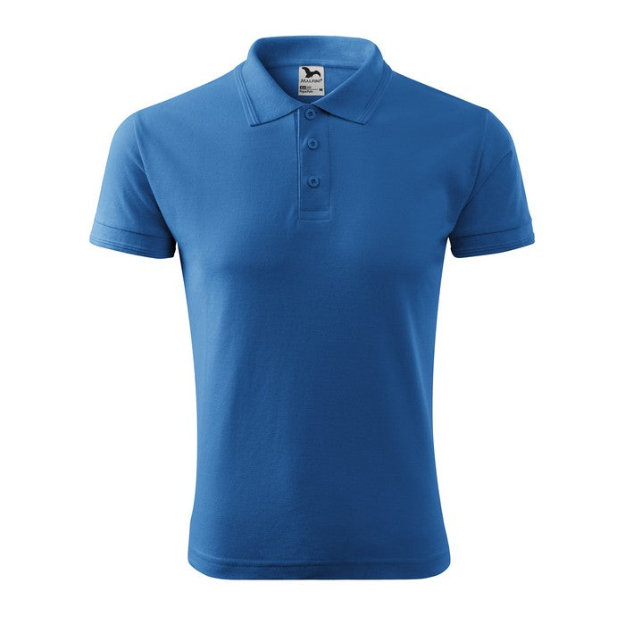 TRICOU POLO BARBATESC Malfini Pique 203, Promo Back to School, imprimat policormie ecuson fata inclus in pret*
