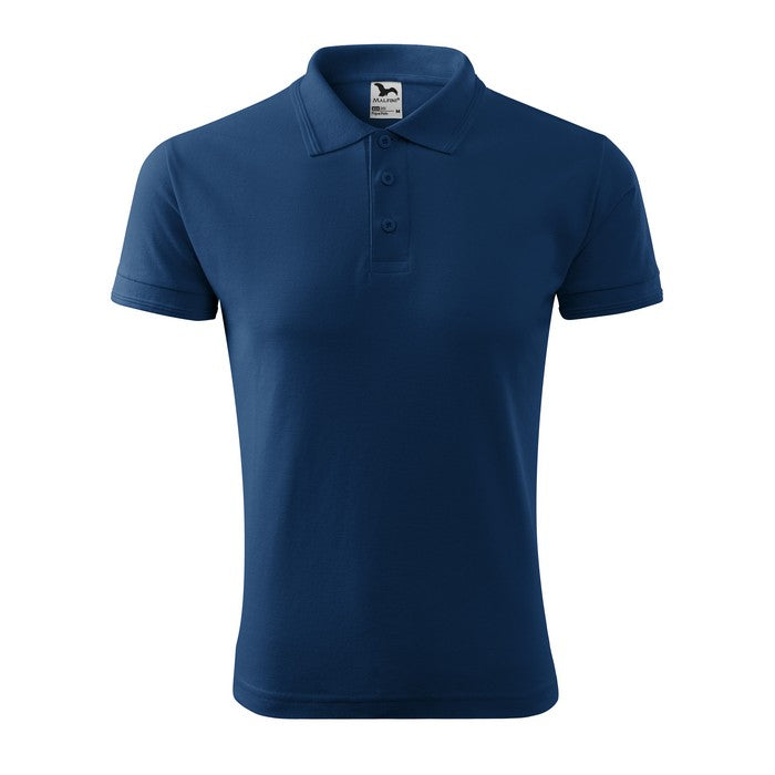TRICOU POLO BARBATESC Malfini Pique 203, Promo Back to School, imprimat policormie ecuson fata inclus in pret*