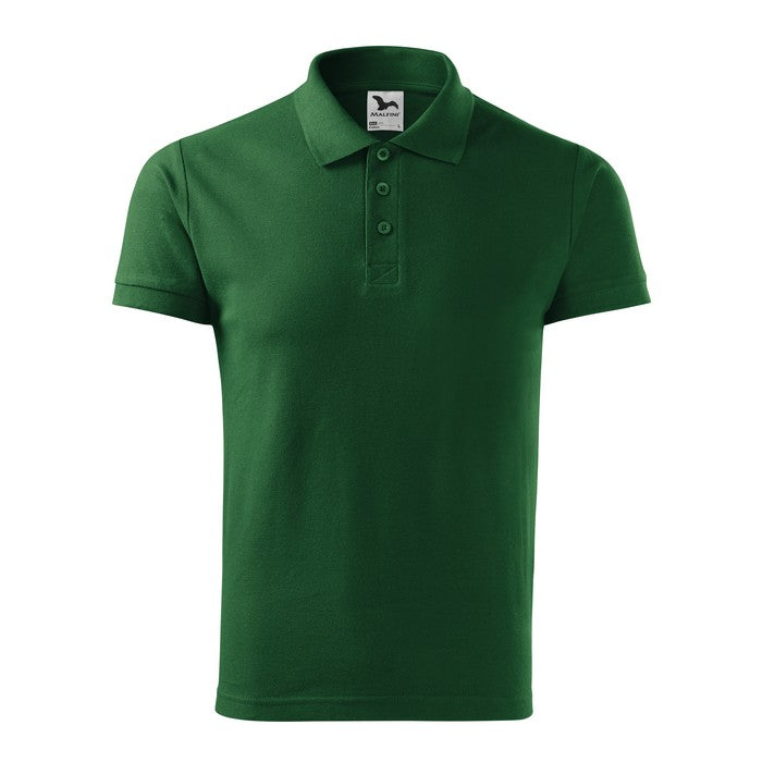 TRICOU POLO BARBATESC Malfini Shirt Cotton 212, Promo Back to School, imprimat policormie ecuson fata inclus in pret*