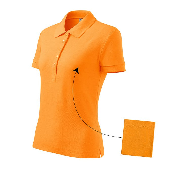 TRICOU POLO DAMA Malfini Shirt Cotton 213, Promo Back to School, imprimat policormie ecuson fata inclus in pret*