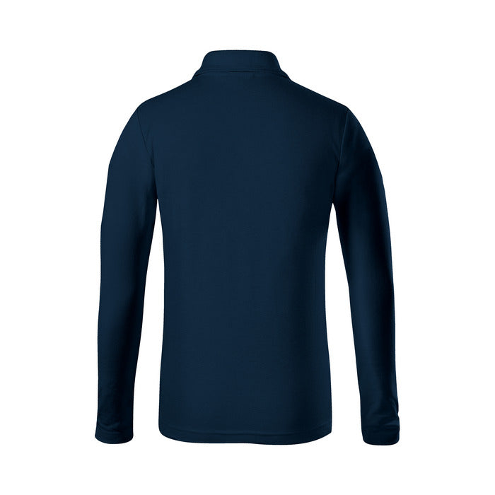 TRICOU POLO COPII Malfini maneca lunga PIQUE POLO LS 241, Promo Back to School, imprimat policormie ecuson fata inclus in pret*