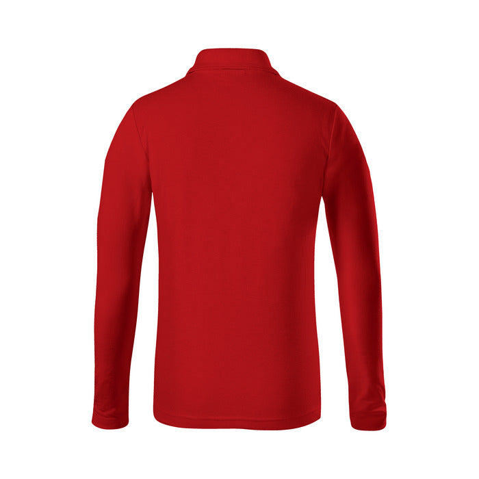 TRICOU POLO COPII Malfini maneca lunga PIQUE POLO LS 241, Promo Back to School, imprimat policormie ecuson fata inclus in pret*
