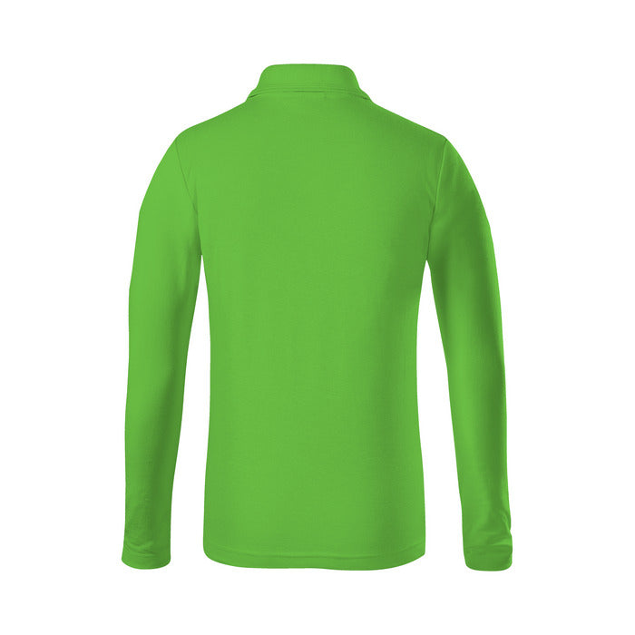 TRICOU POLO COPII Malfini maneca lunga PIQUE POLO LS 241, Promo Back to School, imprimat policormie ecuson fata inclus in pret*