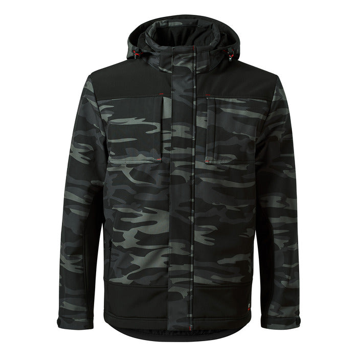 JACHETA DE LUCRU BARBATEASCA Malfini softshell de iarna Vertex Camo W56