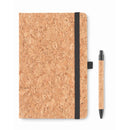 Caiet ~A5 14,5 × 21 cm si pix din pluta "Suber Set"