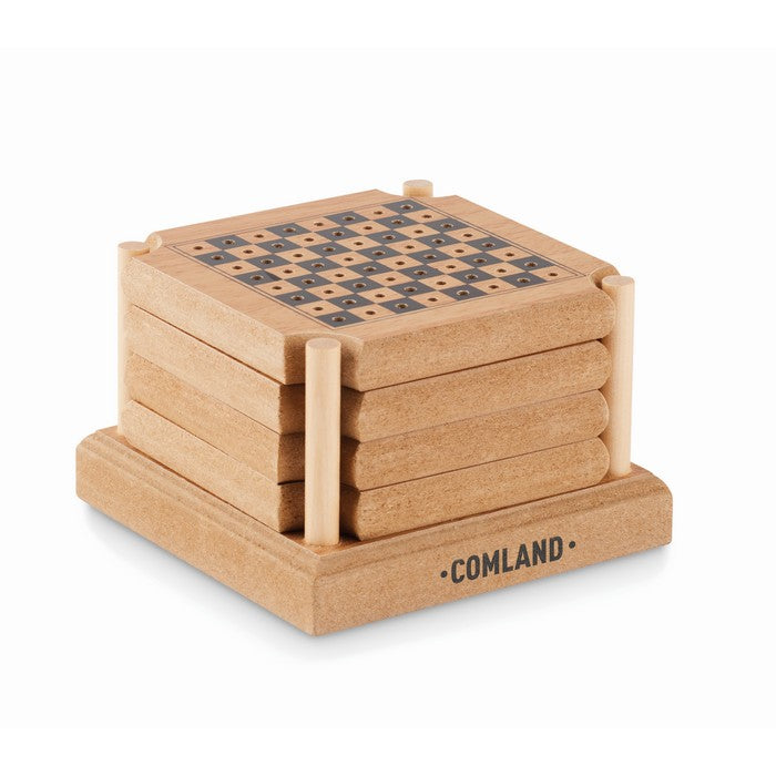 Set suporturi pahare coaster si set jocuri "Coastgame"