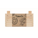 Kit de crestere rosii in cutie de lemn "Tomato"