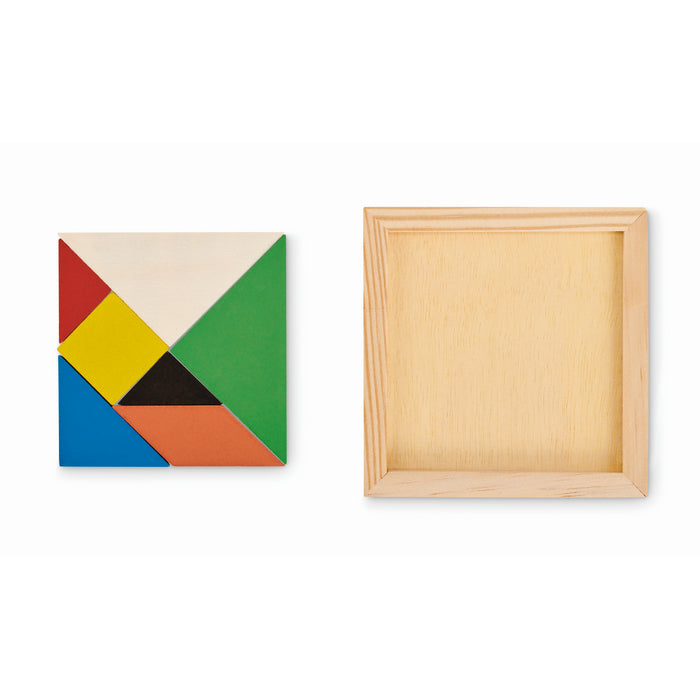 Puzzle din lemn "Tangram"