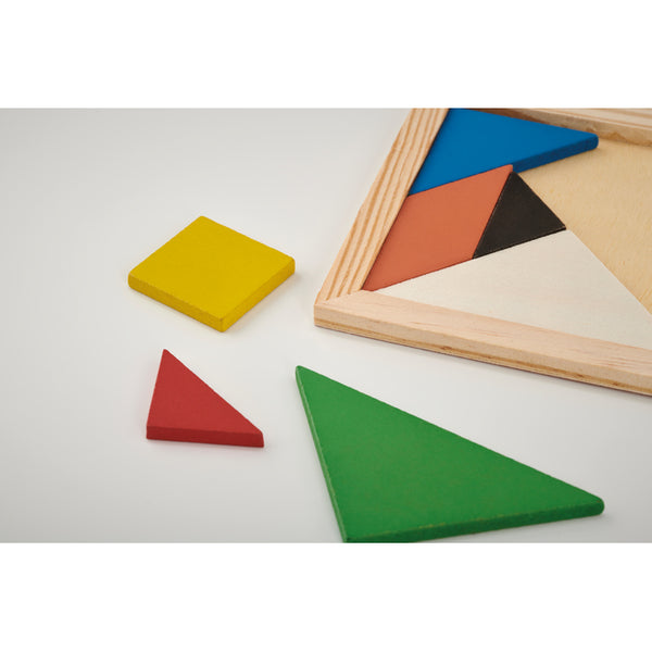 Puzzle din lemn "Tangram"