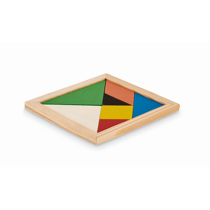 Puzzle din lemn "Tangram"