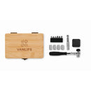 Set unelte 13 piese in cutie din bambus "Furobam"