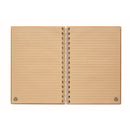 Caiet ~A5 14,5 × 21 cm din bambus cu spira "Bram"