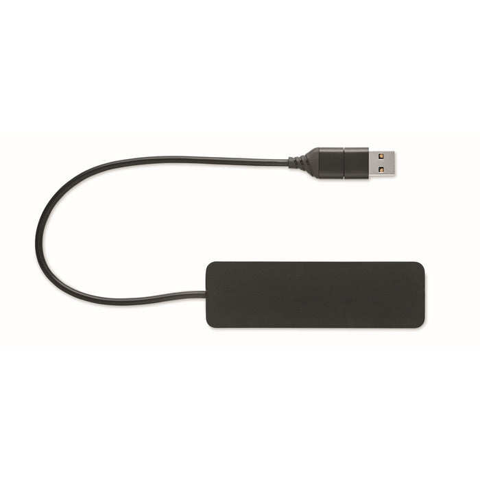 Hub USB-C cu 4 porturi "Hubbie"