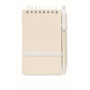 Blocnotes A6 82 x 12 x 140 mm din carton reciclat "Mito Set"